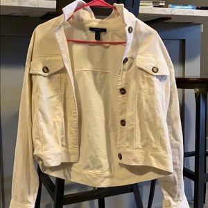White corduroy jacket